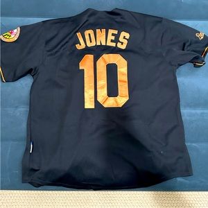 Orioles Jersey: Adam Jones #10- Large- Majestic MLB Jersey
